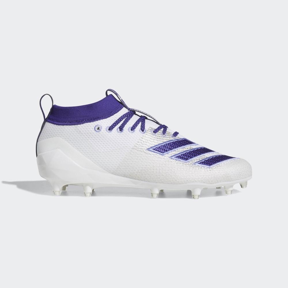 Ghete Fotbal Adidas adizero 8.0 Barbati Romania - Albi/Violet F35186
